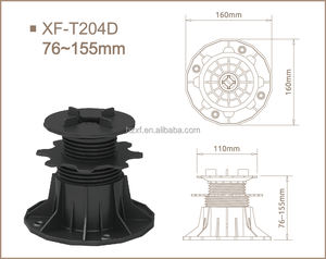 Accessori per pavimenti in terrazza supporto per piastrelle in plastica piedistalli XF-T204D 75-155mm - Product Image 2