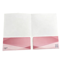 Tarjeta de Visita Personalizada A4 con Doble Bolsillo, Papel Offset Laminado, Impresión Offset (Sin Compra Directa)