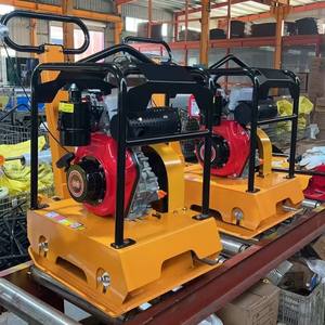 İnşaat Alanı için Yüksek Verimli En Kaliteli Benzinli Motorlu El Tipi Mini Titreşimli Plaka Toprak Kompaktörü - Product Image 3