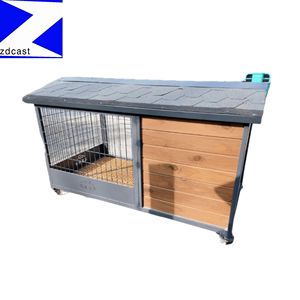 <span class=keywords><strong>2026</strong></span> Yeni Köpek Kulübesi Döner Mama Kabı Büyük Köpek Ahşap Paslanmaz Çelik Modern Tasarım Oturma Odası Su Geçirmez Her Mevsim - Product Image 4