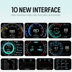NAVIHUA Multi-function OBD GPS MEMS <b>Auto</b> <b>Meter</b> Diagnostic Tools Universal Cars A700 Digital Racing New Design LCD Screen - Product Image 3