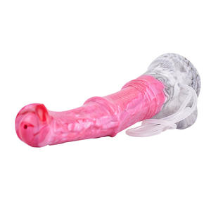 Moule de gode souple en silicone pour femmes énorme gode anal gonflable <span class=keywords><strong>cheval</strong></span> avec fonction d'éjaculation diverses options pour le plaisir - Product Image 4