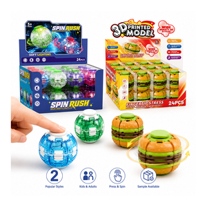 Wholesale Push Spin Fidget Ball Portable Stress Relief <b>Desk</b> <b>Toy</b> For Office Adults Students Travel Party Gift Sets - Product Image 5
