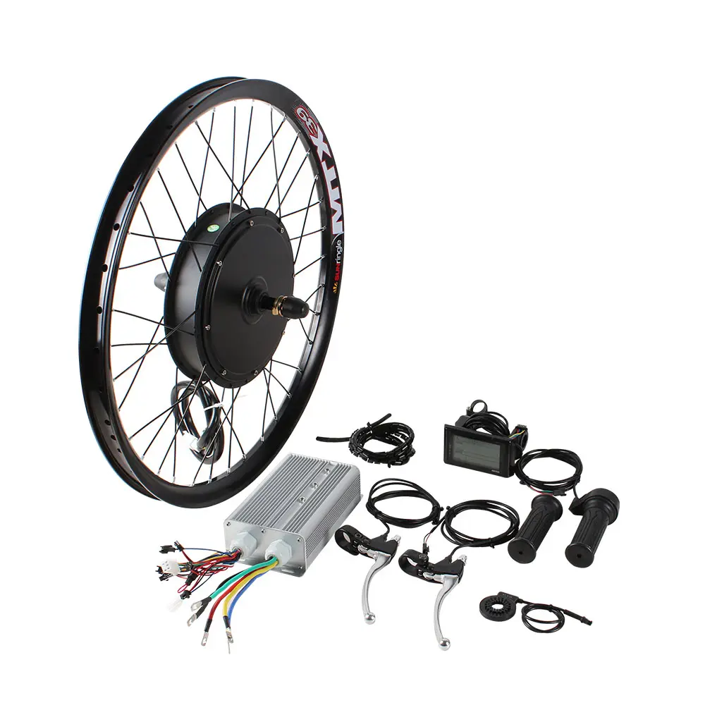 Brushless Gearless Motor 20"26"700c 28"29"wheel Motor 3000w Electric Bike Conversion Kit Lithium Battery Brush Gear Hub Motor