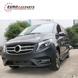 Kit de carrosserie abs de qualité supérieure, <span class=keywords><strong>Vito</strong></span> <span class=keywords><strong>W447</strong></span> pp adapté au style AG, avec calandre avant, grille arrière et diffuseur, 2016, 2017, 2018 - Product Image 2