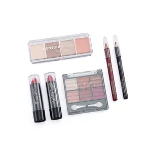 Wholesale Holiday Gift Small Cosmetics Set Make-Up Kits Dressing Paste Eye Shadow Combination Comprehensive Blush Powder