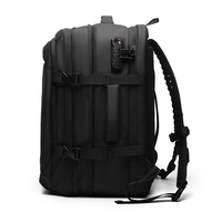 Sac à dos de voyage avec système d'aspiration Sac à dos à compression d'air extensible Sac à dos à main pour hommes et femmes