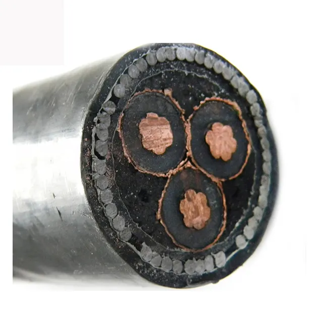 8.7/10kv cu/xlpe/swa/pvc power cable 3X185mm2 3x240mm2 vertical break disconnector and isolator concentric cable