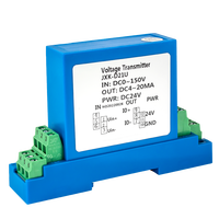 Capteur de transducteur de tension DC24V AC DC 0-100V 0-500V 0-1000V à 4-20mA 0-10V 0-5V 1-5V RS485 Relais Transmetteur de signal de tension