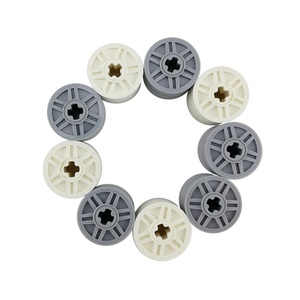 N ° 55982 Roue 18mm D. <span class=keywords><strong>X</strong></span> 14mm avec trou d'essieu Construction Ingénierie Blocs de construction Jouet - Product Image 3