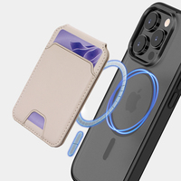 Portefeuille magnétique universel pour téléphone, porte-cartes pour iPhone Samsung, en cuir PU, avec béquille, multifonction, détachable, vente en gros personnalisée