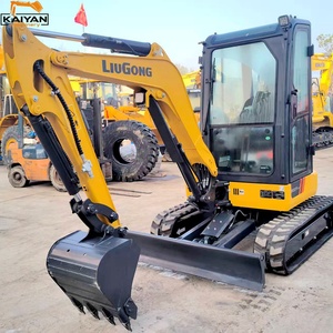 Mini-excavatrice sur chenilles LiuGong 9027F d'occasion de 2,7 tonnes pour travaux de construction/agriculture/terrassement - Product Image 2