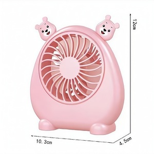 Ventilador de escritorio Panda de 10,3 cm x 4,5 cm x 11,9 cm, recargable por USB, silencioso, sin aspas, para dormitorio y oficina - Product Image 2