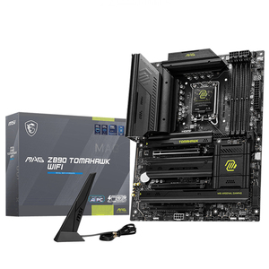 เมนบอร์ดเกม <span class=keywords><strong>MSI</strong></span> MAG Z890 <span class=keywords><strong>Tomahawk</strong></span> WiFi รองรับ Intel Core ultra CPU LGA 1851 PCIe 5.0 5Gbps LAN Wi-Fi 7 Bluetooth 5.4 - Product Image 1
