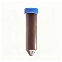 Tube de centrifugation brun en PP de laboratoire avec bouchon à vis, tube EP à protection lumineuse 15ml 50ml