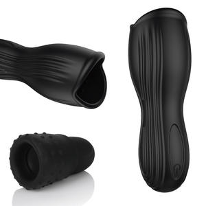 Nieuwste Automatische Zuigende Mannelijke Seksspeeltjes Zwarte Masturbatie Multi-Frequentie Vibratie Vliegtuig Cup Seksspeeltjes Voor Mannen - Product Image 1