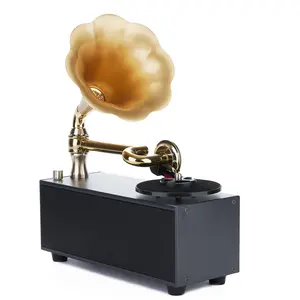 Modern Gramophone Turntable Player With Am/fm Radio Turntable Record Player