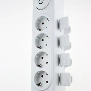 2023 4 Way Multiple Power Strip Universal Power Extension Socket And Plug