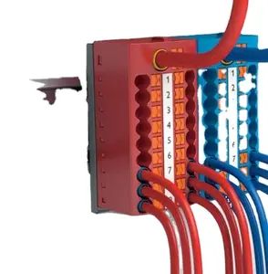 Hot Product Compact easy assemble Plug-in Distribution Terminal Blocks Din Rail Plug PT FIX Terminal Block