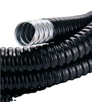 Vente en gros 75mm PVC Couverture Ondulé Flexible Conduit Tuyau Tuyau En Acier Inoxydable 304 Conduits Électriques & Raccords