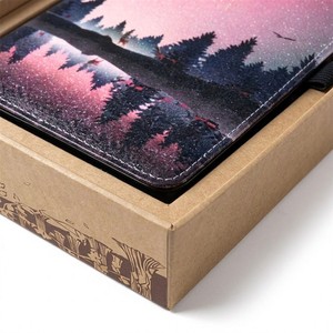Coffret cadeau pour Kindle Paperwhite 11e génération 2021, étui personnalisé avec logo, couverture en cuir PU pour liseuse électronique, OEM ODM, vente en gros, usine - Product Image 5