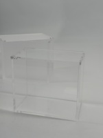 Boîte de rangement protectrice pour collection de cartes de jeu, avec couvercle magnétique transparent en acrylique, anti-rayures, ETB Booster Case