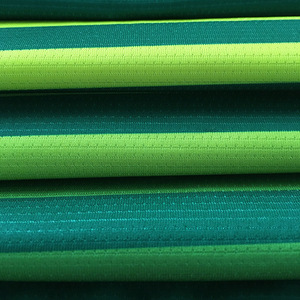 Men's Short Sleeve Polo Shirt Polyester Quick Dry Sport Wear Daily Use Green Striped Design - Product Image 2