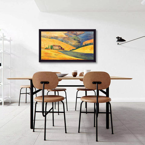 Bán buôn tùy chỉnh thiết kế chất lượng cao handmade ấn tượng Lĩnh Vực Nhà cảnh quan sơn dầu trên vải - Product Image 3