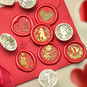 Sello de Cera con Diseño de San Valentín, Serie de Confesiones Dulces del 14 de Febrero, <span class=keywords><strong>Precio</strong></span> de Fábrica - Product Image 1