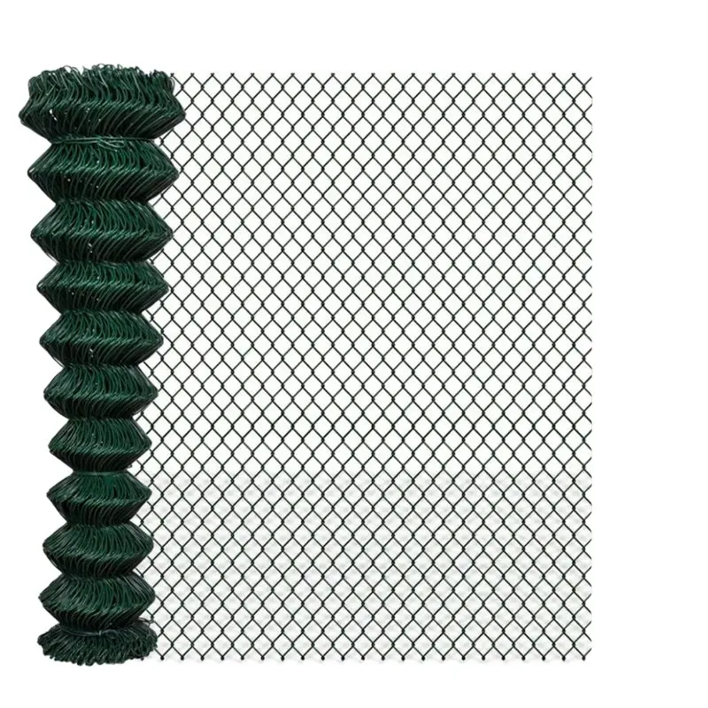 10 swg 50mm pvc coated galvanized farm diamond square chain link fence wire mesh