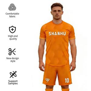 पुरुषों की लुभावनी पॉलिएस्टर सॉकर वर्दी अमेरिकी फुटबॉल जर्सी कस्टम टीम नाम जर्सी फुटबॉल - Product Image 4