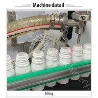 Remplisseuse de bouteilles de liquide à tête unique Machine d'emballage d'huile d'arachide de sésame alimentaire
