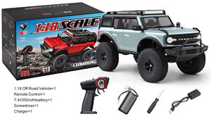 Wltoys 184023รถบังคับวิทยุ1/18รถบังคับวิทยุ, โมเดลรถออฟโรด <span class=keywords><strong>CCS</strong></span> ควบคุมความเร็วสูงยางรถปีนเขารถของเล่น - Product Image 4