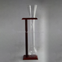 Offre Spéciale – Verre Classique Moderne en Borosilicate avec Support en Bois ou Plastique pour Bière, Vin, Restaurant – Idéal pour Cadeaux d'Affaires