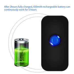 Xách tay <span class=keywords><strong>mini</strong></span> 1D 2D QR Đầu đọc mã vạch không dây Máy quét mã vạch cầm tay máy quét - Product Image 2