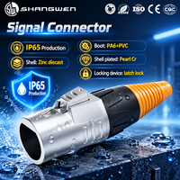 Harnais de signalisation fini IP65 pour intérieur, connecteurs RJ45 8 broches, coque en zinc, coque en acier perlé, CAT6 UTP 24AWG