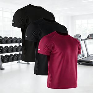 Oem Logo <b>Men's</b> Compression T-<b>Shirts</b> Breathable Quick Dry <b>Printed</b> <b>Men's</b> Performance <b>Shirts</b> Gym Athletic Private Label Gym <b>Shirts</b> - Product Image 3