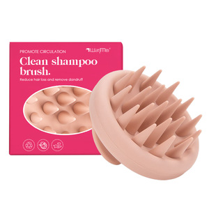 Cepillo de masaje para el cuero cabelludo de TPE de 10 cm o menos para una limpieza profunda, eliminación de la caspa y alivio del picor. - Product Image 2