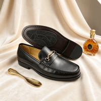 Mocassins Penny Classiques Britanniques pour Hommes en Cuir Véritable – Chaussures Décontractées et Habillées Style Luxe Designer 2026