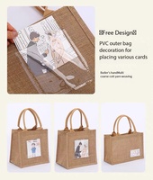 Sac en lin portable avec cordon de serrage, en coton biologique naturel, sac de rangement pour les voyages, les courses, la plage, les pique-niques