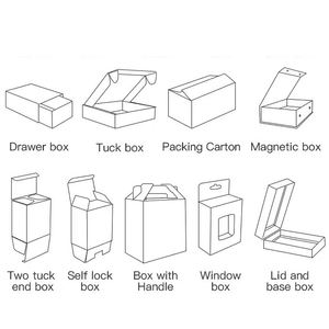 صناديق ورقية فاخرة مخصصة للهدايا مع طباعة، علب كرتون صلبة حمراء مغناطيسية لتغليف مستحضرات التجميل، علبة ورقية قابلة للفتح من الأعلى لأحمر الشفاه - Product Image 4