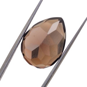 AAA + สโมคกี้ควอตซ์9X11มม. พลอยเจียระไนลูกแพร์หินสีน้ำตาลควันควอตซ์ธรรมชาติกึ่งมีค่าอัญมณีหลวมที่ตัดมาเพื่อเป็นเครื่องประดับ - Product Image 1