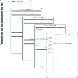 Toptan 2026 özel Spiral planlayıcısı gelir ve gider Tracker Bill organizatör günlük haftalık aylık bütçe kitap - Product Image 5