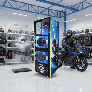 Nueva Máquina Expendedora de Lavado y Desinfección de Cascos de Autoservicio con Pago por QR para Concesionarios de Motocicletas, Tiendas de Alquiler y Uso Comercial Personalizado - Product Image 3