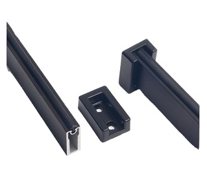 Tringle à vêtements carrée en alliage d'aluminium épaissi pour un rangement silencieux et antidérapant - Product Image 1