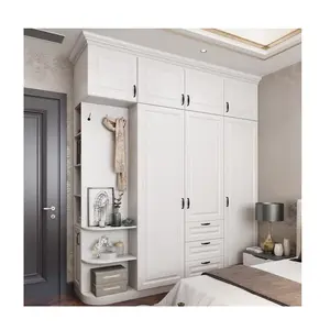 Hot promotional bedroom furniture contemporary moisture resistance modern closet wardrobe
