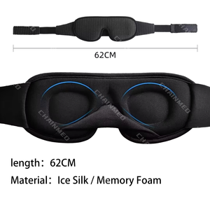 CM Healthcare Supply Oreiller 3D en Mousse à Mémoire de Forme en Soie Glacée, Sans Pression sur les Yeux, Respirant, Anti-Fuite de Lumière, Durable, Indéformable, pour un Sommeil Optimal - Product Image 2