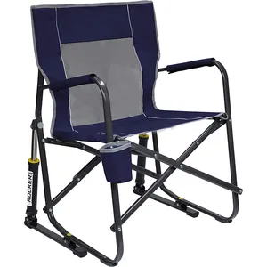 2023 Neuer hochwertiger blauer Outdoor Freestyle Rocker tragbarer Schaukel stuhl