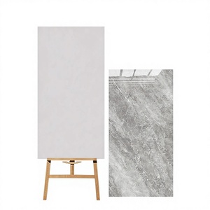 Azulejos de Porcelana, Fábrica Zibo, Minimalismo Moderno, Gris, Antideslizantes, Formato Grande 750x1500 para Piso de Sala de Estar - Product Image 4