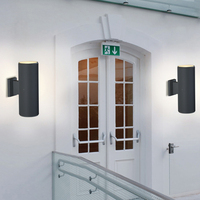 Lampe murale à LED en aluminium Éclairage haut et bas Applique murale à LED étanche pour l'extérieur Éclairage intérieur